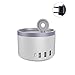 Produktbild D-Park USB-Ladestation, 3-in-1-Ladestation aus Aluminiumlegierung mit integrierten integrierten Chipsätzen für Apple Watch/Fitbit Blaze/Smartphone