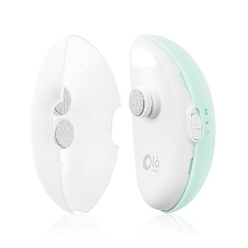Trimmo Olababy - Lima de uñas para bebés electrica con luz led.