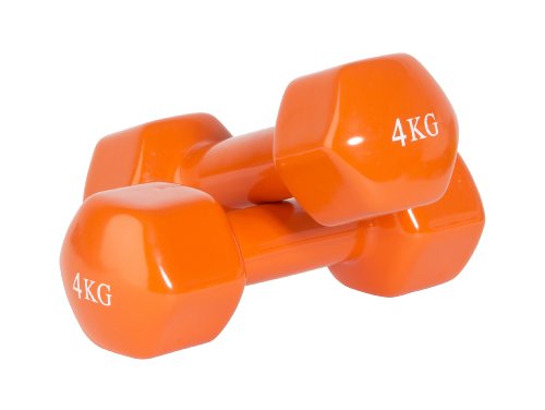 Preisvergleich Produktbild Patterson Medical Vinylbeschichtete Hanteln, 4 kg, 2 Stück