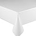 Produktbild Lacktischdecke Breite 140 cm Farbe & Länge wählbar - Weiss Lebensmittelecht - Größe ECKIG 140 x 220 bzw. 220x140 cm Wachstuch abwaschbare Tischdecke