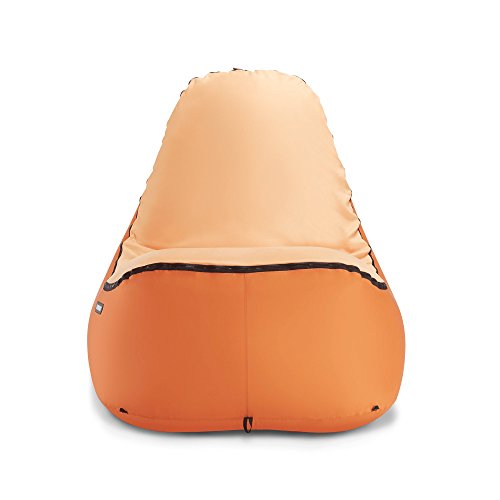 TRONO - La silla hinchable al aire libre, con soporte de espalda sin deformación| ¡No te conformes con descansar en una hamaca! ¡Hazlo en un sofá al aire libre: fácil de hinchar, cómodo, ligero, compacto y duradero!
