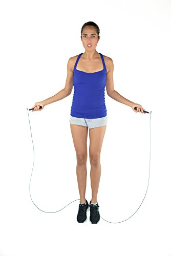 Springseil – Speed Rope – Ca. 3 m & leicht verstellbar – Stahlkugellager – Ideal für Crossfit, MMA, Box- & Fitness-Training – Lebenslange Garantie - 5
