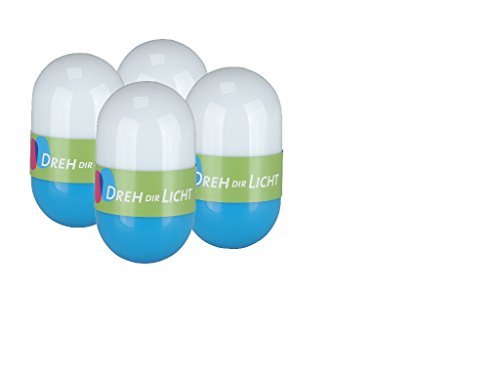 Preisvergleich Produktbild DREH DIR LICHT - 4er Set LED-Lichter Türkis