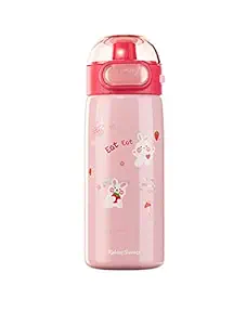 FunBlast Water Bottle for Kids, Hot and Cold Water Bottle -410 ml, SS 304 Water Bottle Hot and Cold, Stainless Steel Thermos Insulated, BPA-Free Hot and Cold Water Bottle for Kids