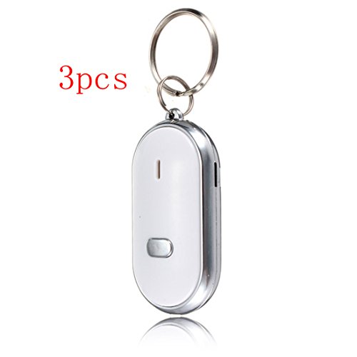 Hits_FR - Lote de 3 llaveros con localizador por silbido