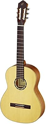 Ortega R121L Guitare de concert gaucher avec housse Epicéa