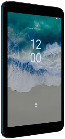 Nokia - Tablet T10 Wi-Fi, Android 12, Display da 8" 60Hz, 3GB RAM/32GB ROM, Batteria da 5250mAh, Fotocamera da 8MP, frontale da 2MP, Altoparlanti Stereo Con Riproduzione OZO, Blue [Italia]