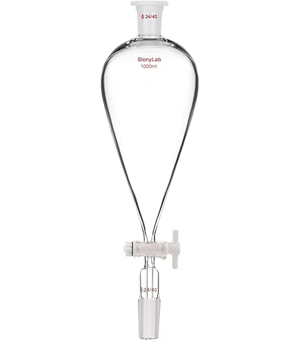 stonylab Borosilicaatglas Buchner Filter Trechter met Fijne Frit (G3), 113 mm Binnendiameter, 110 mm Diepte, met 24/40 Standaard Taps Binnenste Gewricht en Vacuüm Getande Tubulatie (1000 ml