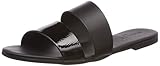 pieces schuhe größentabelle  PIECES Damen PSCANDELA Leather Sandal Plateausandalen, Schwarz Black, 42 EU