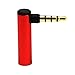 Phenovo 3.5mm Jack 4 Pole Right Angle Male To Female Audio Stereo Adapter Converter RS.210.00