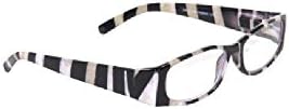 Clere Vision - Fashion Reading Glasses - Zanzibar - Cream Clear (+2.50)