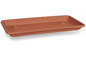FLORALO Veca - Bandeja Anthea 80x32x4.7h cm Terracota