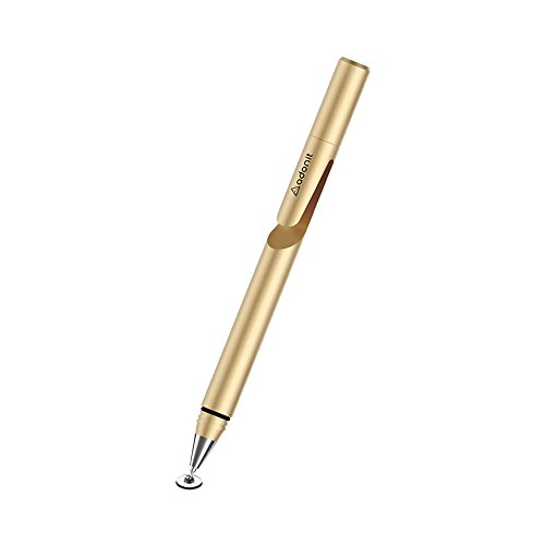 Adonit Jot Mini 2.0 Metall Stylus für Apple iPad/iPhone inkl. Dampening/Clip/Precision Disc gold