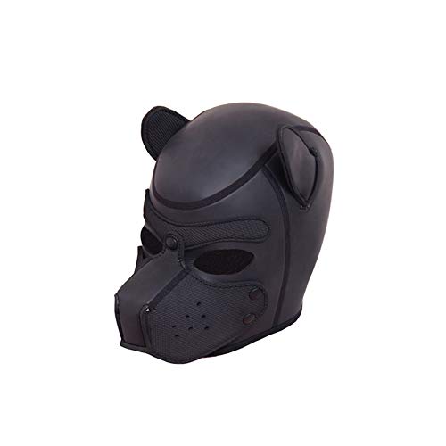 Preisvergleich Produktbild Hunde-Kopfbedeckung für Erwachsene, Einheitsgröße, Schwarz