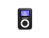 Soporta MP3, WMA, AAC, ..., graba radio y voz e integra radio digital FM con 30 presintonías
