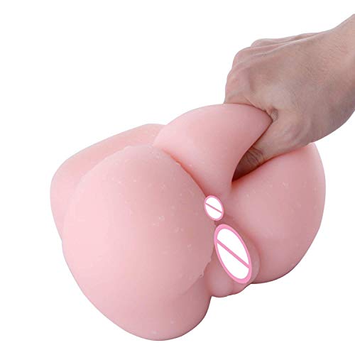 WUBIN Viberate Toys Women Simulation Real Female Private Area Anus Soft Raised Buttocks Artificial Private Area Pussy Double Holes Male Manuals, Love