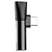 Produktbild YouN Baseus L41 USB Type C Male to Type-C Female+ 3.5mm Jack Adapter (Black)