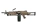 Produktbild A&K M249 PARA Vollauto Softair / Airsoft Light Machine Gun Maschinengewehr -TAN- < 0,5 Joule