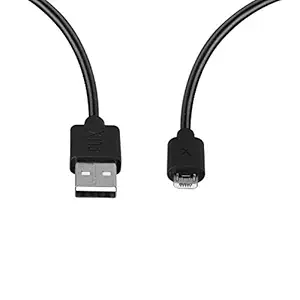 FLiX (Beetel) USB to Micro USB PVC Data Sync & 2A Fast Charging Cable, Made in India, 480Mbps Data Sync, Solid Cable, 1 Meter Long USB Cable for Micro USB Devices (Black)(XCD-M101)