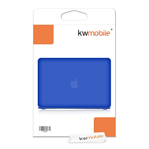kwmobile Hardcase Laptop Hülle für Apple MacBook Air 13″ (ab Mitte 2011) – Dunkelblau dünne gummierte Schutzhülle Cover Case Tasche - 7
