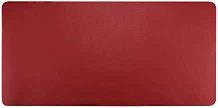 Large Leather Mouse Pad Thick Double-sided Usable Mouse Pad (Color : Red, Size : 60 * 30cm)