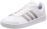 adidas superstar glitter - damen schuhe Robuste Außensohle Adidas GRAND COURT, Damen Hallenschuhe, Mehrfarbig (Ftwbla/Metpla/Ftwbla 000), 39 1/3 EU (6 UK)
