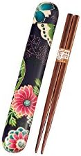 Chopsticks & case for Bento paradise purple (Japan Import)