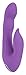Produktbild You2Toys Purple Vibe / G-Spot - G-Punkt- und Klitoris -Reizer für sie, softer Stimulator mit 7 Vibrationsstufen, 2-Motoren-Vibrator für sie, lila