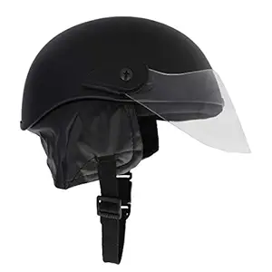 Sage Square Multi-Purpose Helmet for Men & Women (Black Matte) (Non-Motorized)