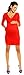 Zeta Ville - Women's Maternity Wrap Nursing V-neck Dress Pockets UK 8-20 - 236c (Red, UK 20, 4XL)