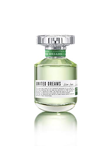 Benetton - United Dreams Live Free Eau de Toilette Spray for Women, 2.7 Ounce
