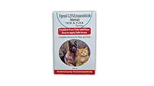 Tick & Flea Spray Dry/Waterless/Spray Dog Shampoo to Repel Tick, Flea, Larvae & Lice, Easy to Use & Suitable for All