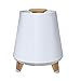 Produktbild Bluetooth Lautsprecher Lampe,Wake-up Light LED,SPARKWAV 10w Kabellos,APP Control, Lampe Alarm multifunktional,Sound Schreibtisch,Uhren Zuhause Dekor Audios einstellen Mit Holz Taste,Stativ