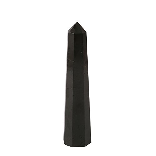 Aatm Healing Black Wand Obelisk Tower Premium Quality To Attract Higher Spiritual Energy for Powerful Protection (3-5 inch)