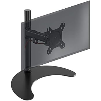 Supporto Monitor Regolabile Per Scrivania - Base VESA 75/100mm, Compatibile TV 10-24 Pollici, Carico 10kg - Foto 5