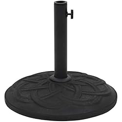 Festnight- Socle de Parasol Base de Parasol Béton Rond 15 kg
