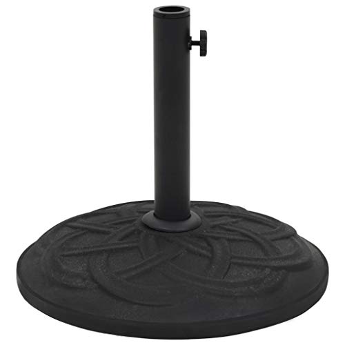 Festnight- Socle de Parasol Base de Parasol Béton Rond 15 kg