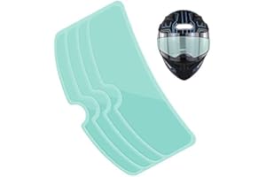 GCDN Casco da Moto Inserti Pellicola Antinebbia Nebbia Visiera Ultra Trasparente, Universale Moto Accessori Antinebbia Protezione Inserti Lente per Completo Caschi, Mezza Caschi, Aperto Caschi