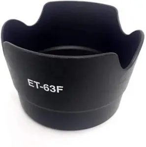 SHOPEE Branded ET-63F Replacement Photo Lens Hood Compatible with EF-S 55-250mm f/4-5.6 is STM Lens