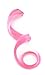 X&Y ANGEL New Design 22'' Two Tone 6 Pieces Assted Curly Clip in Synthetic Hair Extensions 10 Colors H033-light pink to hot pink