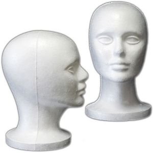 Lot Of 12 New Hi Quality 11" Female Foam Styrofoam Mannequin Head Wig Hat Model