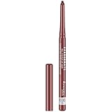 Rimmel London Exaggerate Automatic Lip Liner Addiction (Rosy-Plum), Professional Contouring and Plumper lips, Ideal for…