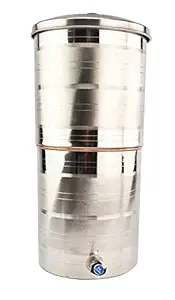 KUVI Pure Copper 15L Copper and Steel Water Filter Dispenser 15000ML