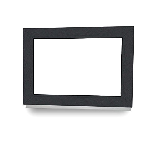 Preisvergleich Produktbild Fenster - Festverglasung (FIB) - innen weiß außen anthrazit - 80x40 cm - 60mm - 2-fach-Verglasung - Wunschmaße ohne Aufpreis - Kellerfenster fest im Rahmen