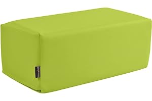 Pader Medi Tech Orthopädisches Entlastungskissen, Positurkissen 50x25x20cm I Bandscheibenkissen, Stufenkissen, Lagerungskissen für Beine mit festem Schaumkern (16 Grasgrün)