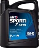 aceite motorcraft es bueno ELF Sport I 7 10W40 a3/B4 5L. Elf Sporti 7 A3/B4 - Aceite 10W40, 5L