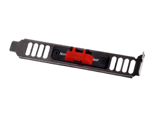 SilverStone SST-CLEARCMOS Slotblech mit externem 2-1 Pol Clear CMOS Anschluss mit abgedecktem Schalter zur Verhinderung von unbeabsichtigten Resets - 4