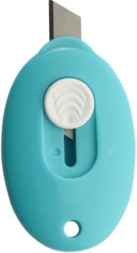 Cmxsevenday No.2050 Egg Shape Mini Cutter, 60 X 38mm(2.36'' X 1.5''), Various Colors, 10 Pack - Blue