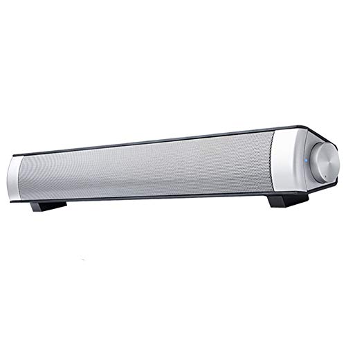 Preisvergleich Produktbild YFQH Bluetooth-Lautsprecher - TV-Computerlautsprecher Erweiterte HD-Klangqualität HiFi Bluetooth 4.1 Lange Lebensdauer,Silver