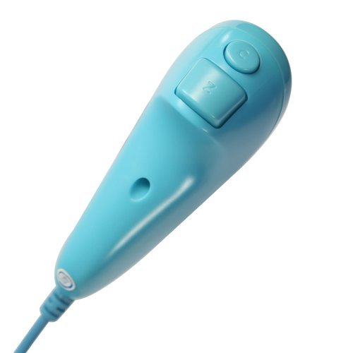 Preisvergleich Produktbild AMO Blau Nunchuck Controller Für Nintendo WII